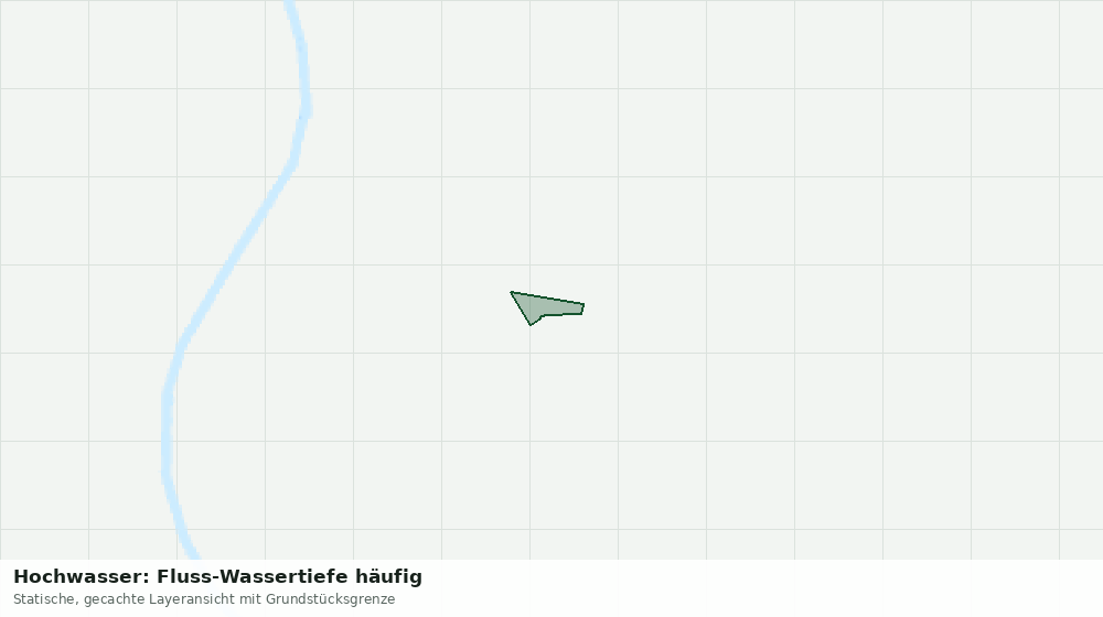 Statische Kartenansicht: Hochwasser: Fluss-Wassertiefe häufig