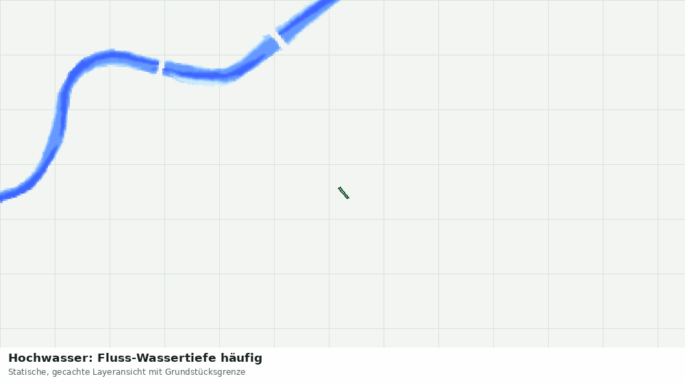 Statische Kartenansicht: Hochwasser: Fluss-Wassertiefe häufig