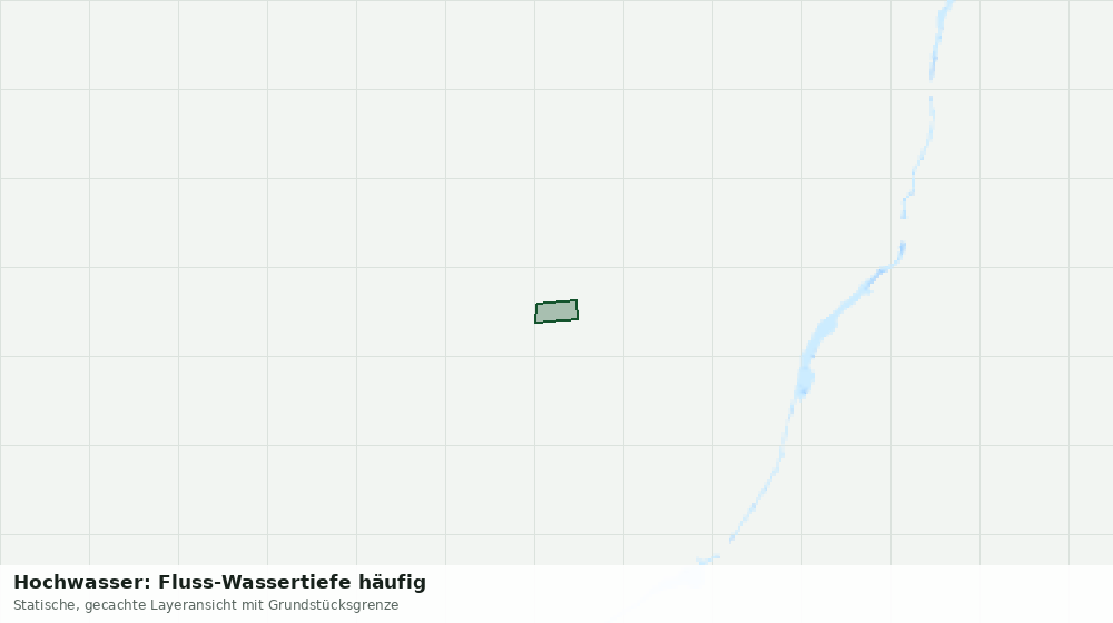 Statische Kartenansicht: Hochwasser: Fluss-Wassertiefe häufig
