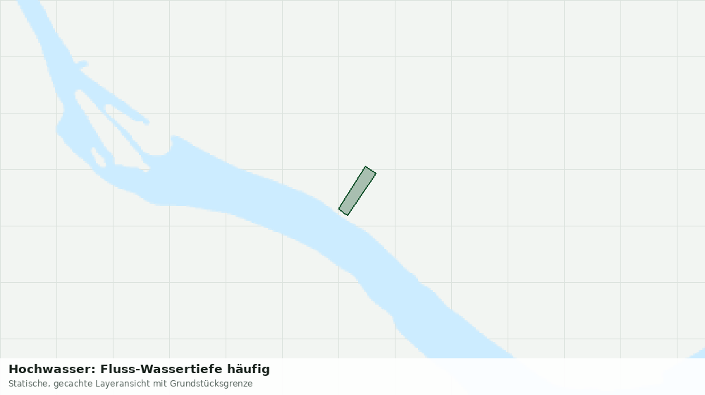 Statische Kartenansicht: Hochwasser: Fluss-Wassertiefe häufig