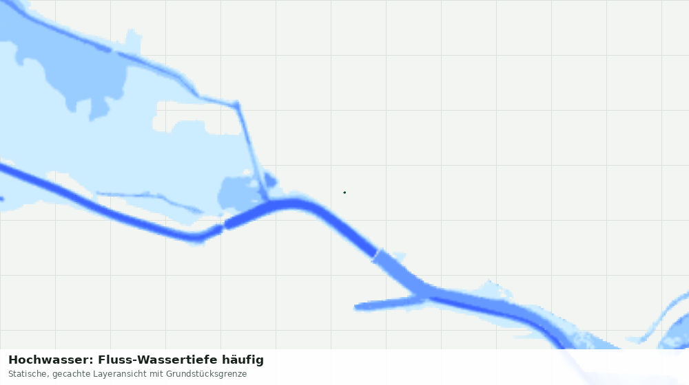 Statische Kartenansicht: Hochwasser: Fluss-Wassertiefe häufig