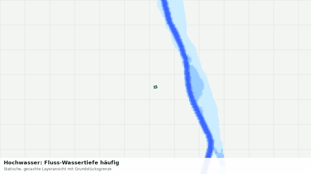 Statische Kartenansicht: Hochwasser: Fluss-Wassertiefe häufig