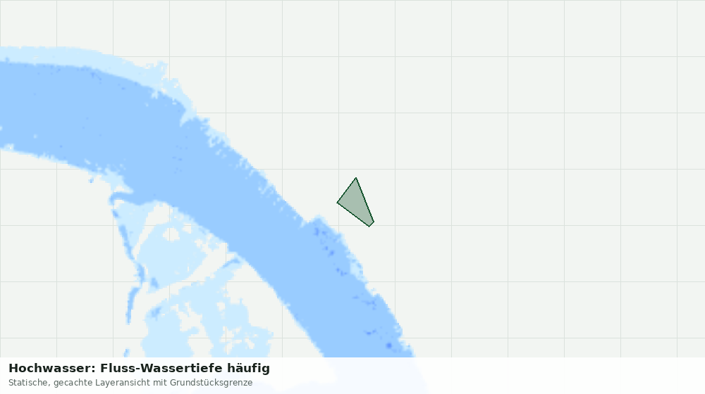 Statische Kartenansicht: Hochwasser: Fluss-Wassertiefe häufig