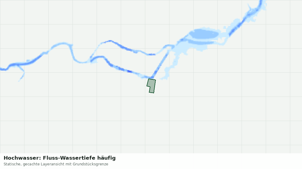 Statische Kartenansicht: Hochwasser: Fluss-Wassertiefe häufig