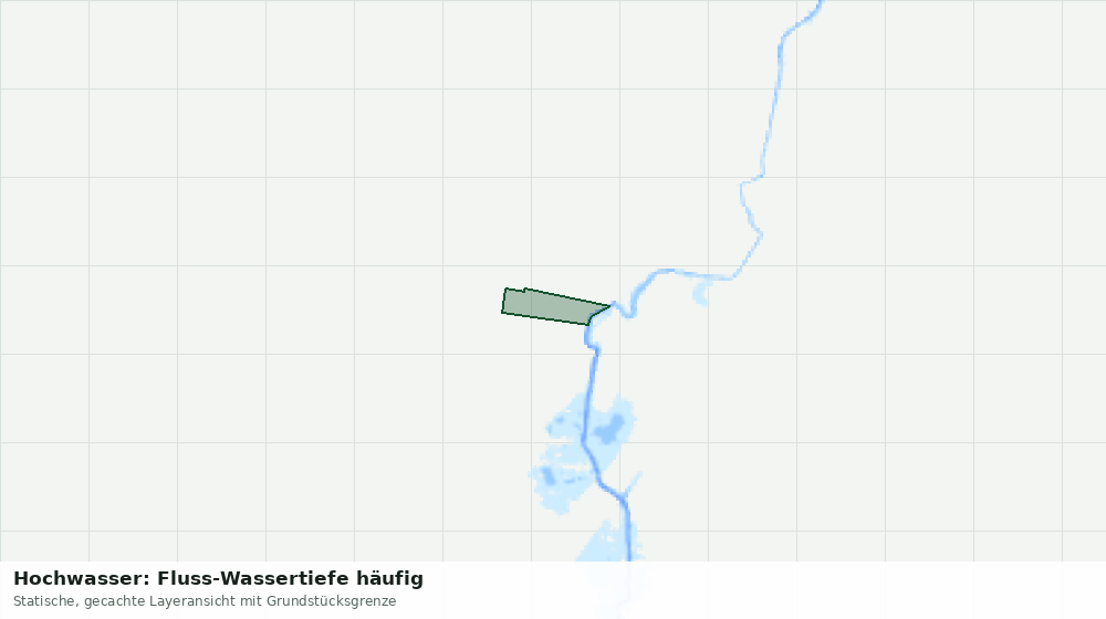 Statische Kartenansicht: Hochwasser: Fluss-Wassertiefe häufig