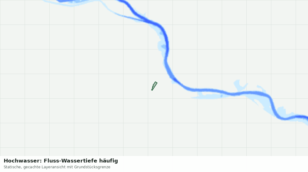 Statische Kartenansicht: Hochwasser: Fluss-Wassertiefe häufig