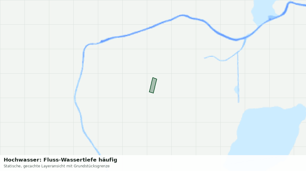 Statische Kartenansicht: Hochwasser: Fluss-Wassertiefe häufig