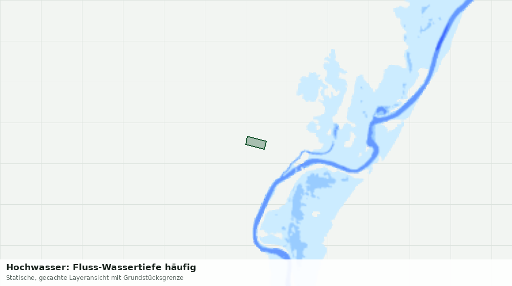 Statische Kartenansicht: Hochwasser: Fluss-Wassertiefe häufig