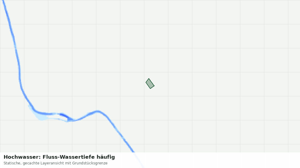 Statische Kartenansicht: Hochwasser: Fluss-Wassertiefe häufig