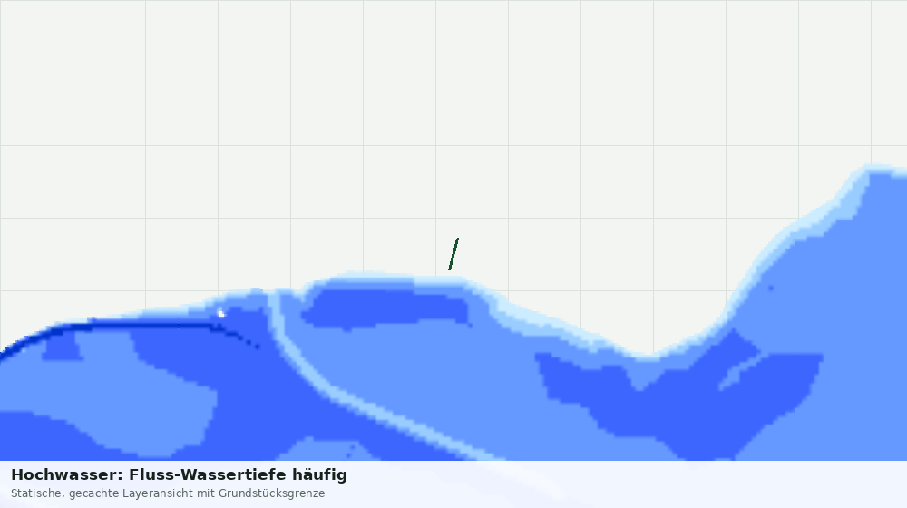 Statische Kartenansicht: Hochwasser: Fluss-Wassertiefe häufig