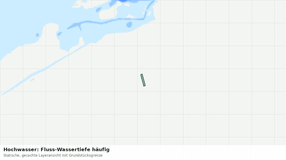 Statische Kartenansicht: Hochwasser: Fluss-Wassertiefe häufig