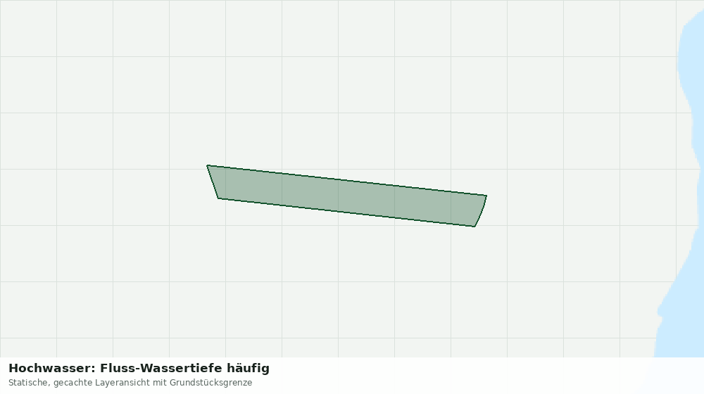 Statische Kartenansicht: Hochwasser: Fluss-Wassertiefe häufig