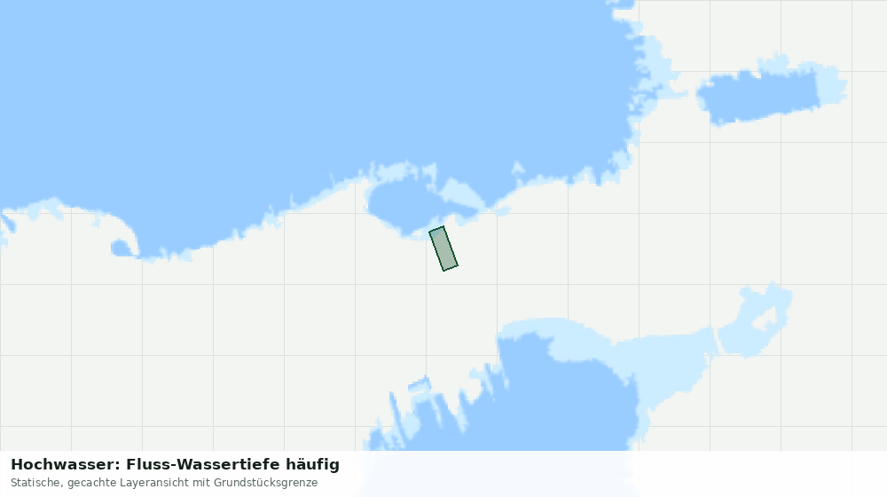Statische Kartenansicht: Hochwasser: Fluss-Wassertiefe häufig