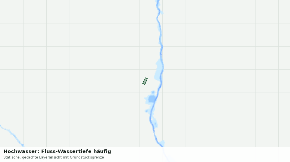 Statische Kartenansicht: Hochwasser: Fluss-Wassertiefe häufig