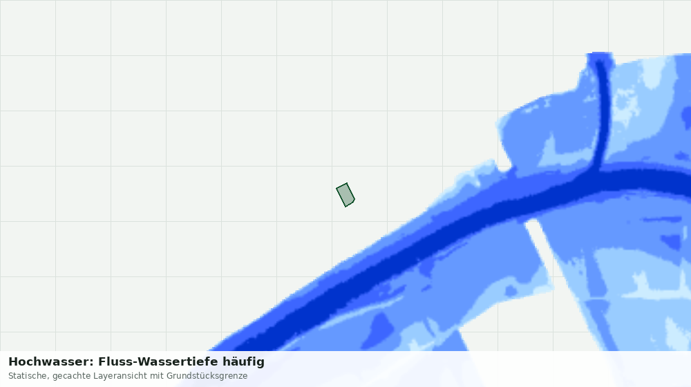 Statische Kartenansicht: Hochwasser: Fluss-Wassertiefe häufig