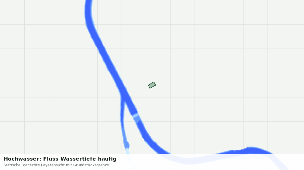 Statische Kartenansicht: Hochwasser: Fluss-Wassertiefe häufig