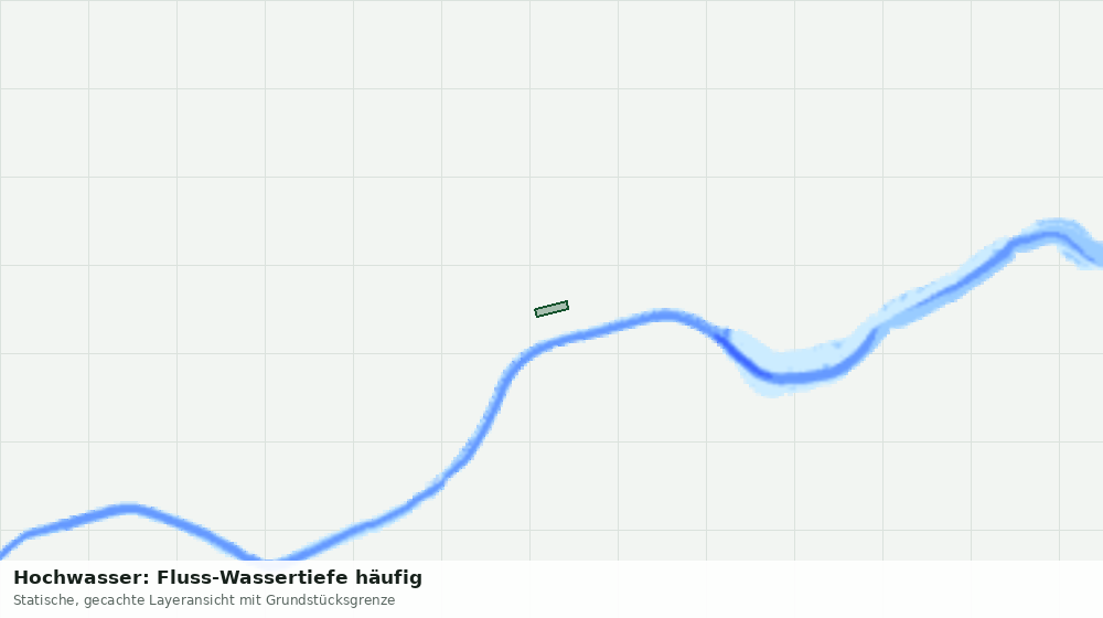 Statische Kartenansicht: Hochwasser: Fluss-Wassertiefe häufig
