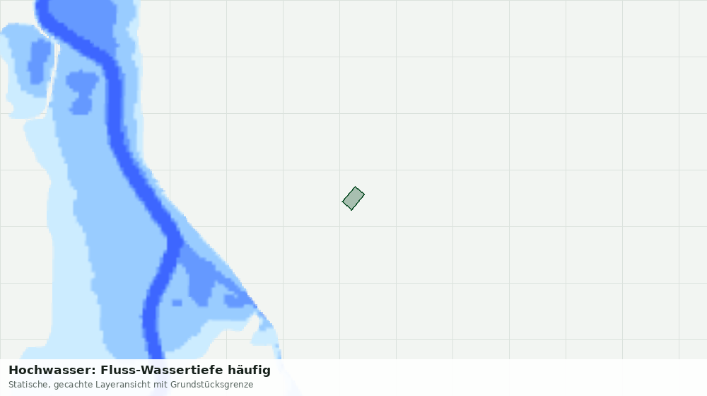 Statische Kartenansicht: Hochwasser: Fluss-Wassertiefe häufig