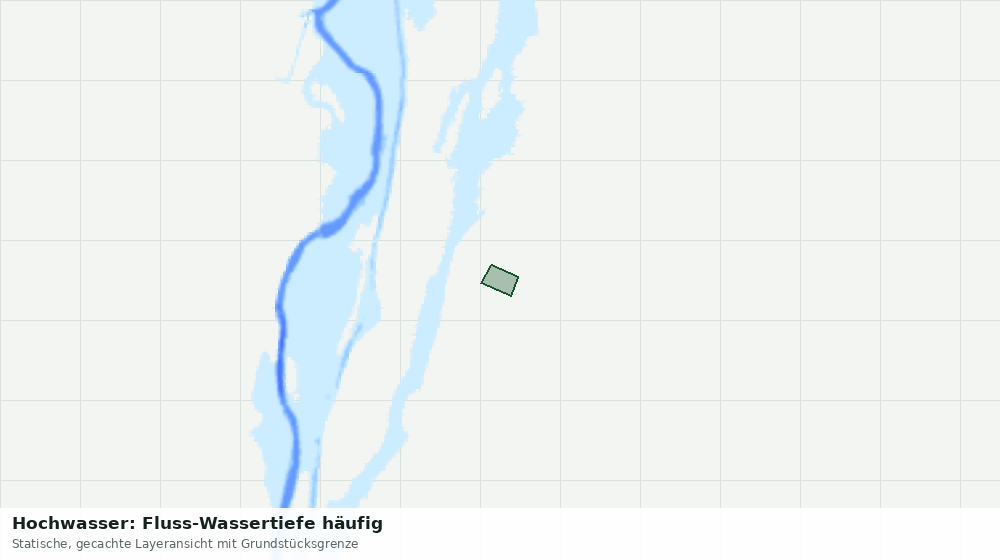Statische Kartenansicht: Hochwasser: Fluss-Wassertiefe häufig