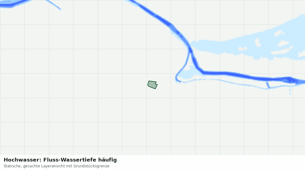 Statische Kartenansicht: Hochwasser: Fluss-Wassertiefe häufig