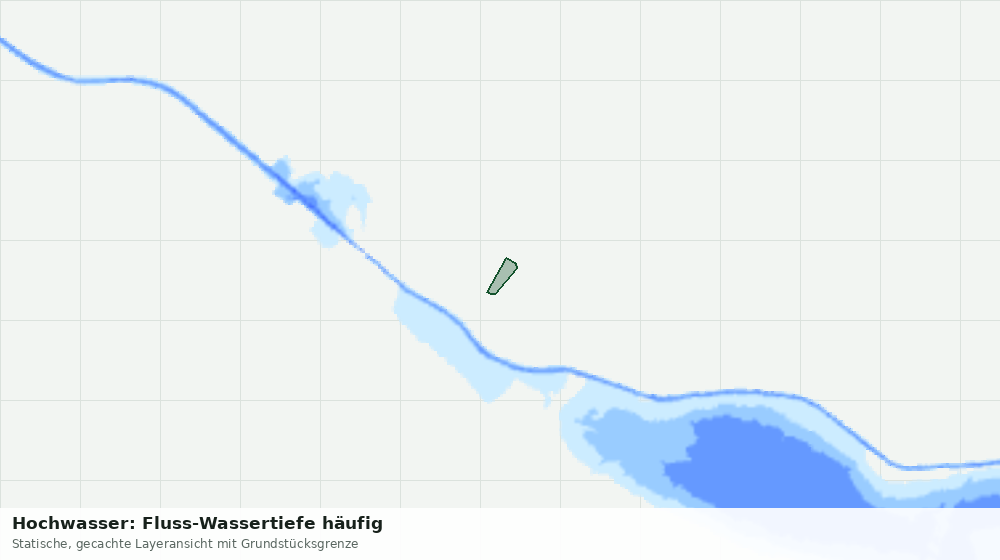Statische Kartenansicht: Hochwasser: Fluss-Wassertiefe häufig