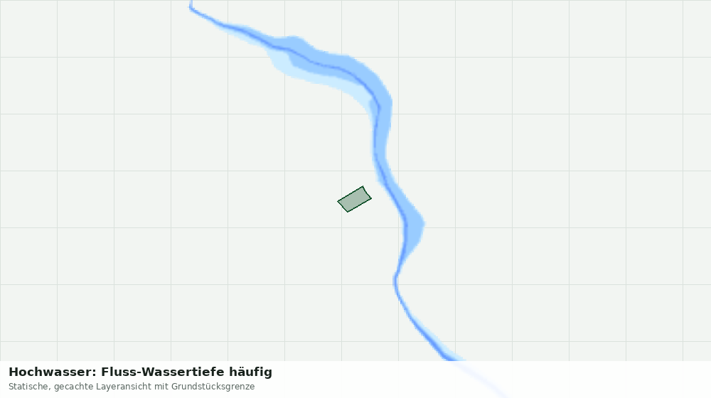 Statische Kartenansicht: Hochwasser: Fluss-Wassertiefe häufig