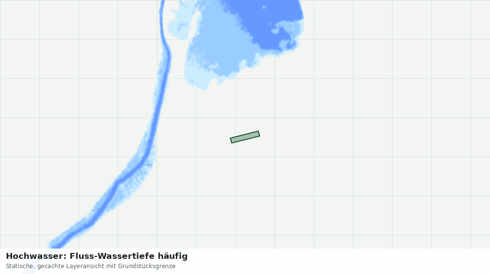 Statische Kartenansicht: Hochwasser: Fluss-Wassertiefe häufig