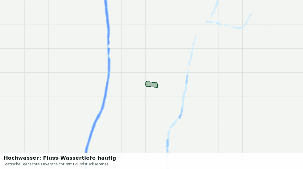 Statische Kartenansicht: Hochwasser: Fluss-Wassertiefe häufig