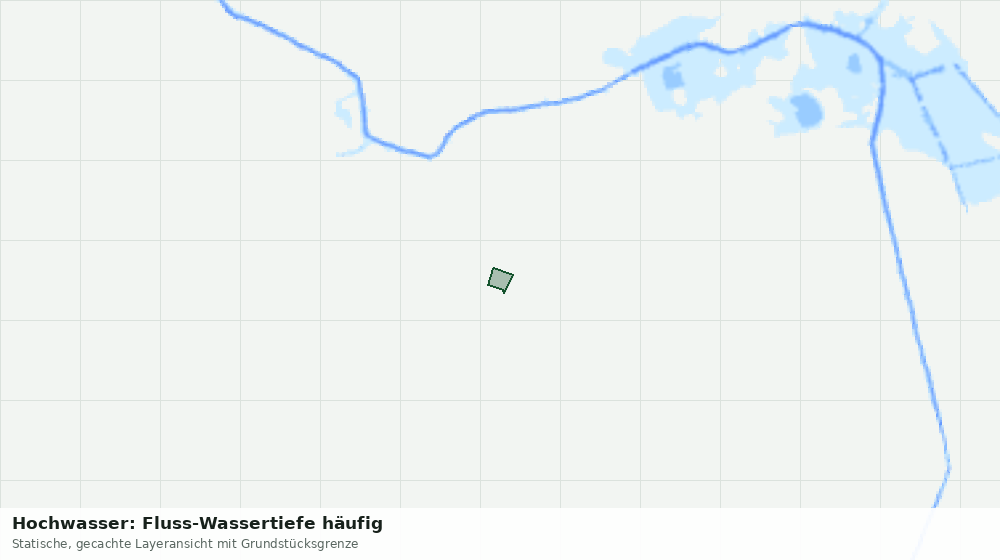 Statische Kartenansicht: Hochwasser: Fluss-Wassertiefe häufig
