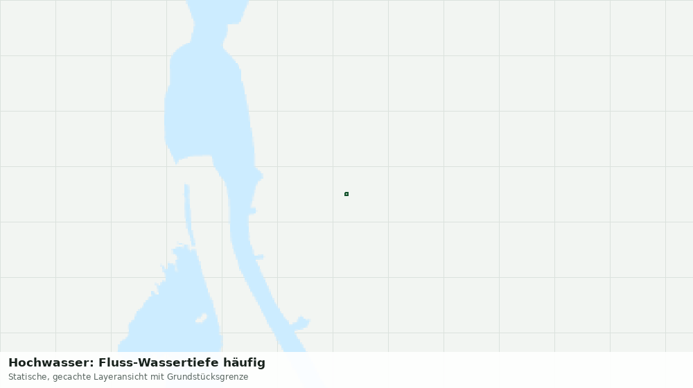 Statische Kartenansicht: Hochwasser: Fluss-Wassertiefe häufig
