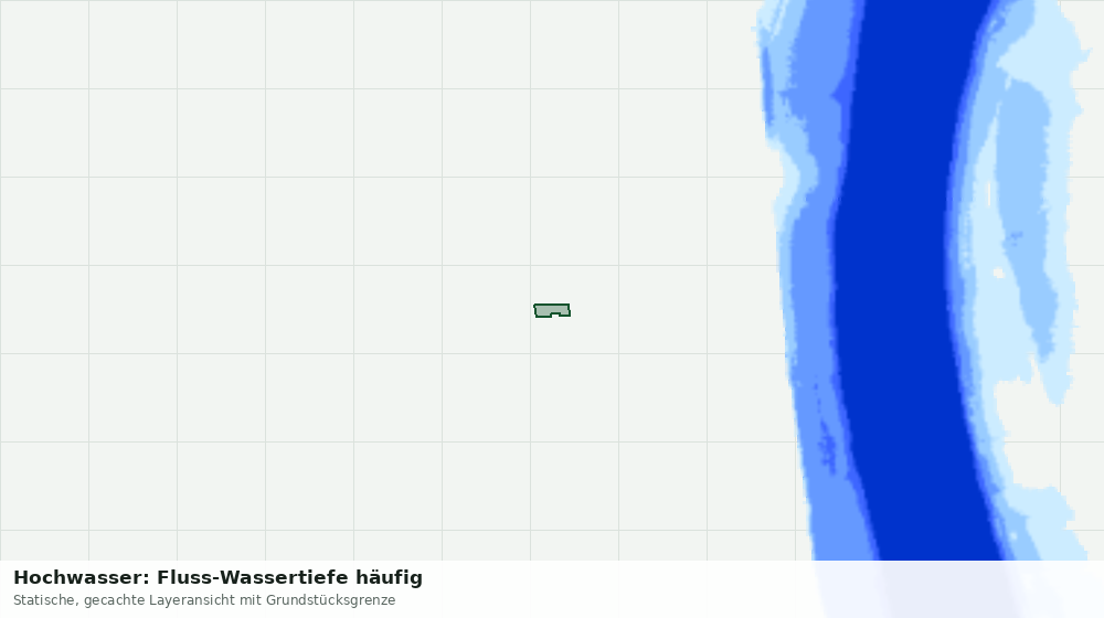 Statische Kartenansicht: Hochwasser: Fluss-Wassertiefe häufig