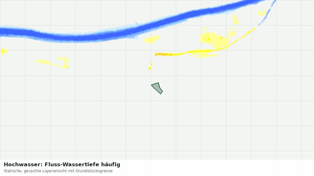Statische Kartenansicht: Hochwasser: Fluss-Wassertiefe häufig