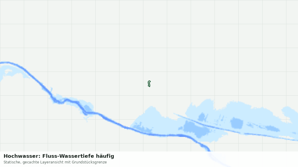Statische Kartenansicht: Hochwasser: Fluss-Wassertiefe häufig