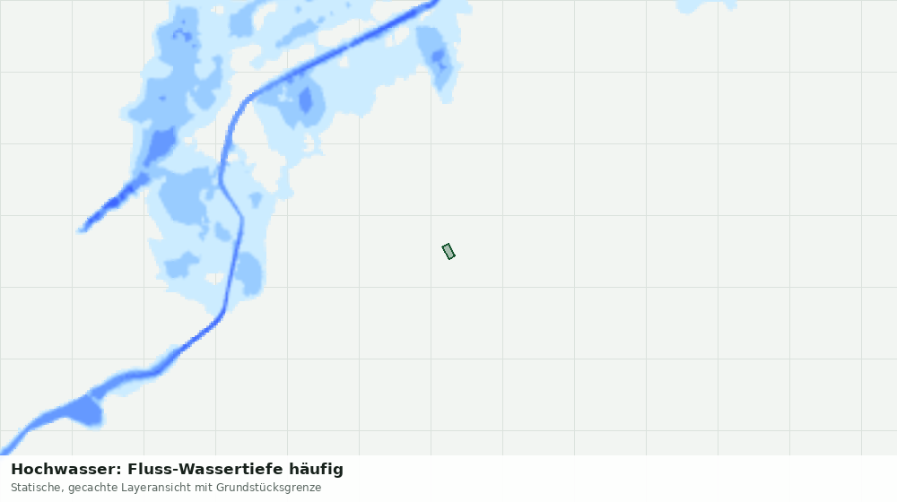 Statische Kartenansicht: Hochwasser: Fluss-Wassertiefe häufig