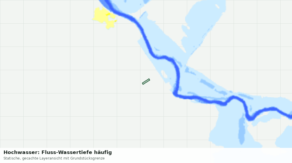 Statische Kartenansicht: Hochwasser: Fluss-Wassertiefe häufig