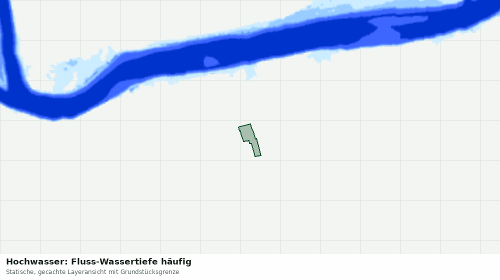 Statische Kartenansicht: Hochwasser: Fluss-Wassertiefe häufig