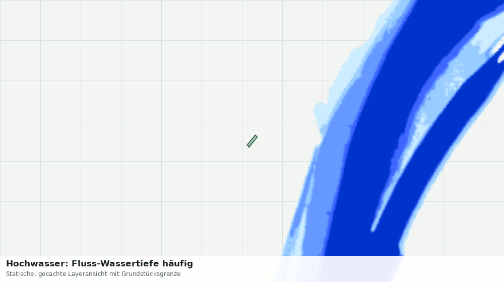 Statische Kartenansicht: Hochwasser: Fluss-Wassertiefe häufig