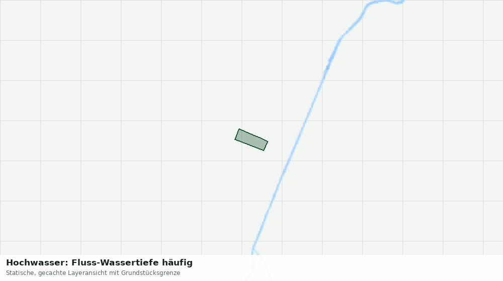 Statische Kartenansicht: Hochwasser: Fluss-Wassertiefe häufig