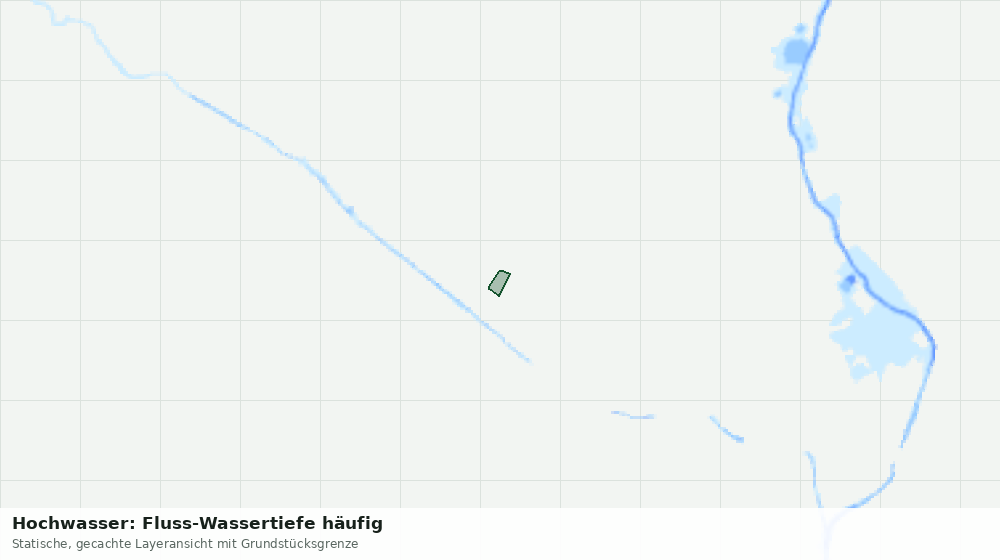 Statische Kartenansicht: Hochwasser: Fluss-Wassertiefe häufig