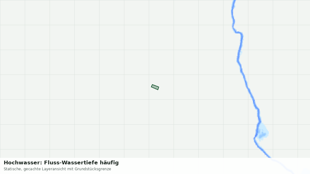 Statische Kartenansicht: Hochwasser: Fluss-Wassertiefe häufig