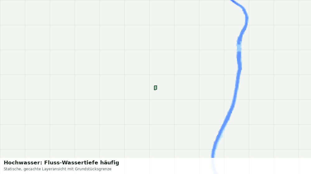 Statische Kartenansicht: Hochwasser: Fluss-Wassertiefe häufig