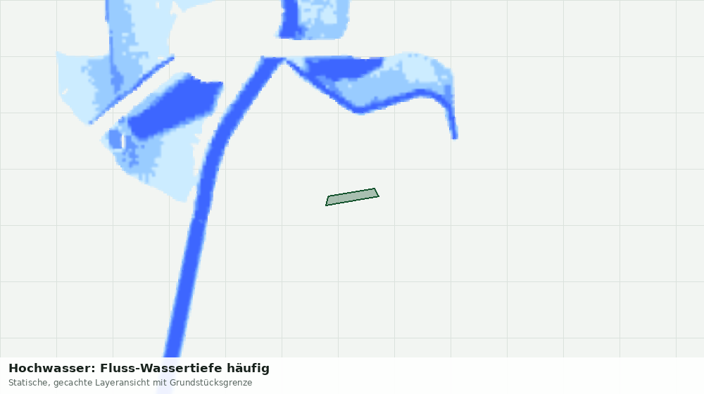 Statische Kartenansicht: Hochwasser: Fluss-Wassertiefe häufig