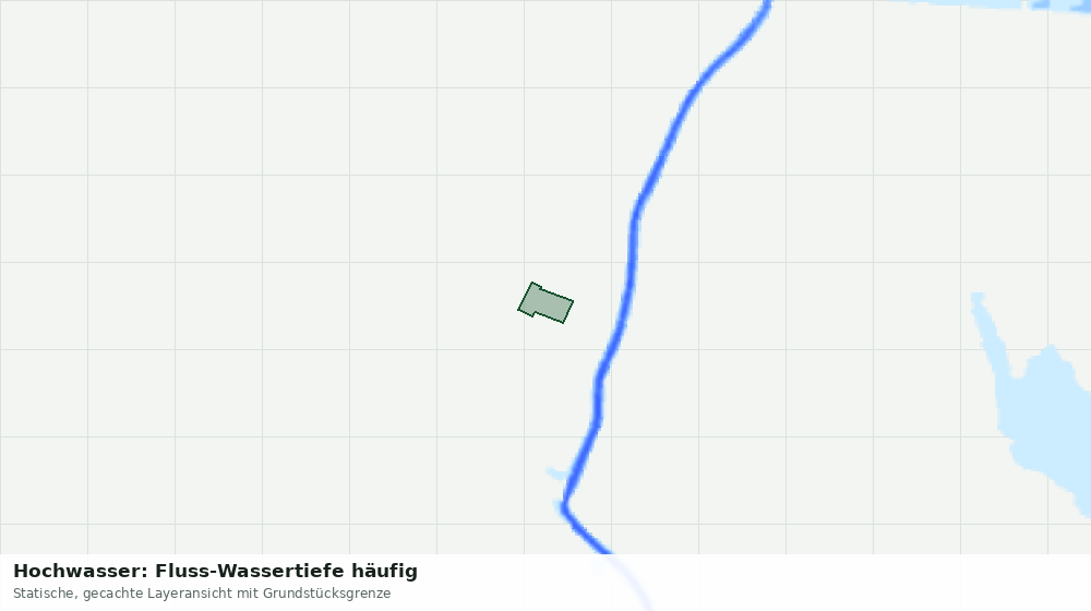 Statische Kartenansicht: Hochwasser: Fluss-Wassertiefe häufig