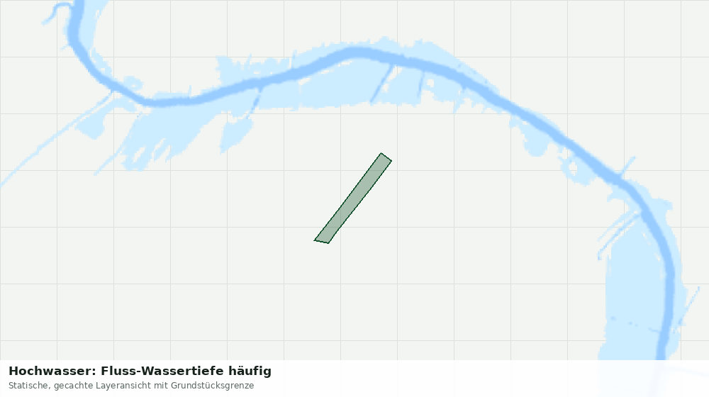 Statische Kartenansicht: Hochwasser: Fluss-Wassertiefe häufig