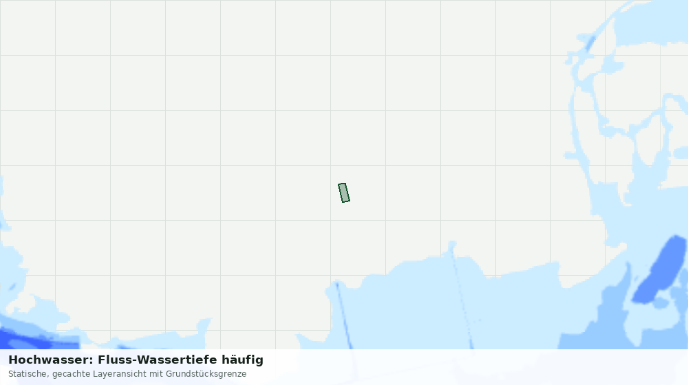 Statische Kartenansicht: Hochwasser: Fluss-Wassertiefe häufig