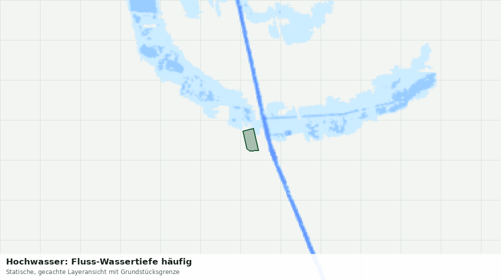 Statische Kartenansicht: Hochwasser: Fluss-Wassertiefe häufig
