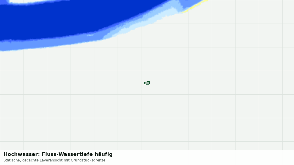 Statische Kartenansicht: Hochwasser: Fluss-Wassertiefe häufig