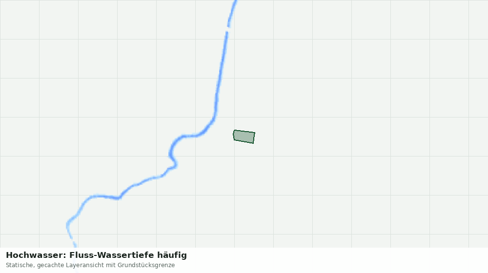 Statische Kartenansicht: Hochwasser: Fluss-Wassertiefe häufig