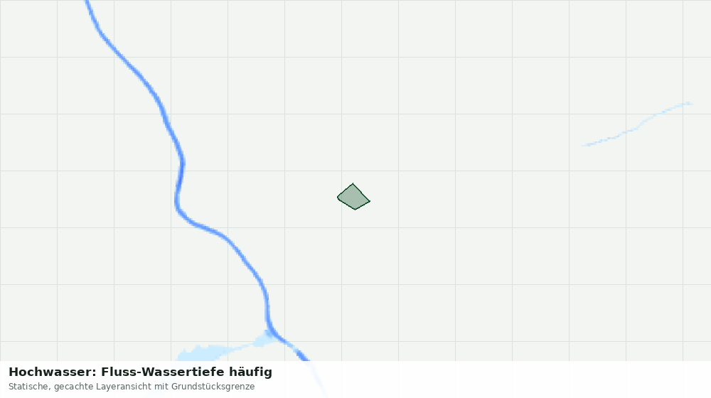 Statische Kartenansicht: Hochwasser: Fluss-Wassertiefe häufig