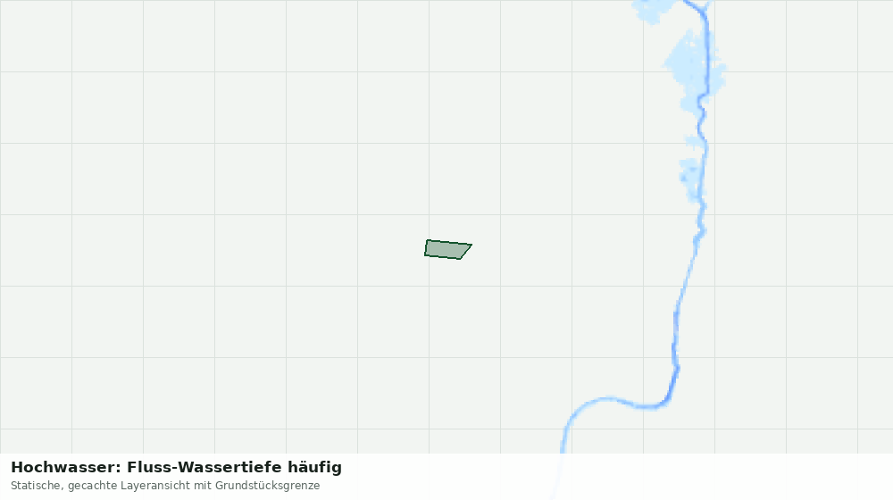 Statische Kartenansicht: Hochwasser: Fluss-Wassertiefe häufig